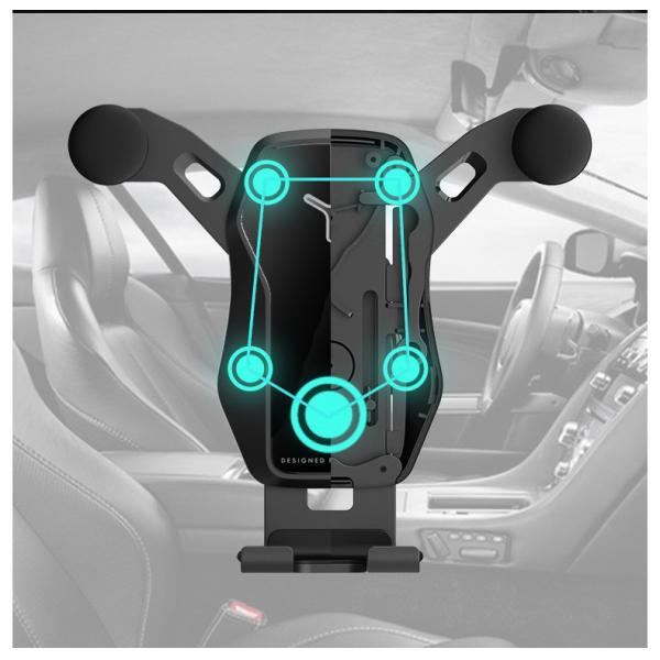 Car Mount Phone Holder Automatic Locking Universal Air Vent GPS Cell Phone Holder for Car for iPhone X/8/7/7P/6s/6P/5S