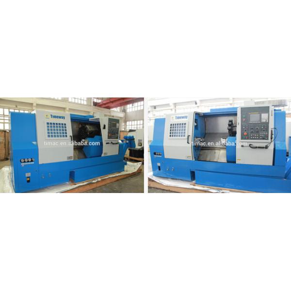 Twin Spindle FANUC Slant Bed CNC Lathe AK-25 with 12 Tool Post Stations