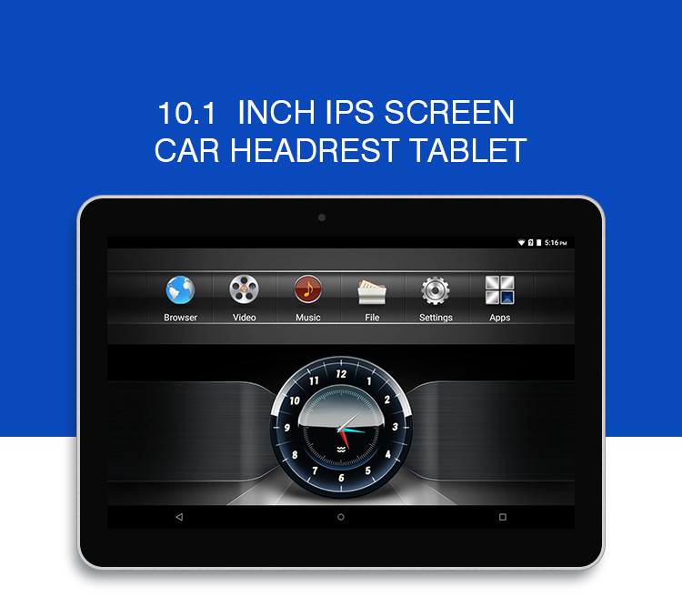 10.1 дюймовый Android 12 Tablet IPS Экран 2 ГБ + 16 ГБ Память для авто развлечений