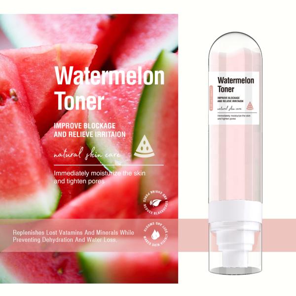 Private Label Organic Facial Toner Moisturizing Skin Anti Aging Hydrating Rose Water Watermelon Face Toner