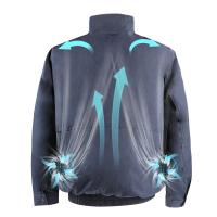 ropa condicionada aire de Aircon de la chaqueta del traje 6700mAh gris oscuro