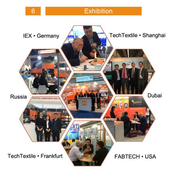 Ткань стеклоткани противопожарной двери с покрытием из ПТФЭ для защиты от пыли