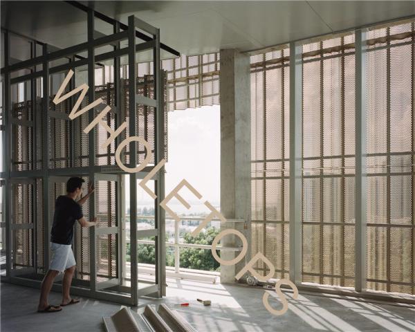 Government Project SGS Perforated Cladding Panels 4.0MM Perforated Metal Sheet