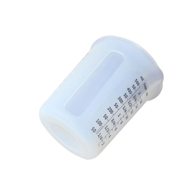 Масштаб чашек 500ml 16oz теплостойкого инструмента кухни силикона измеряя изготовленный на заказ