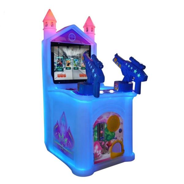 Castle Series Kids Arcade Machine Simulator Shooting Coin Operated For Amusement Park