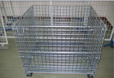 Caixa de malha de arame galvanizado para armazenamento de mercadorias em armazém