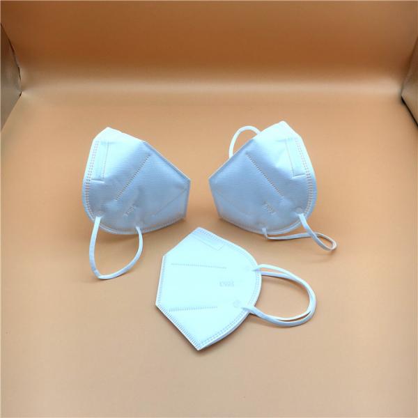Protective N95 Surgical Mask / Ffp2 Filter Mask Ce Certificate High Filtration Capacity