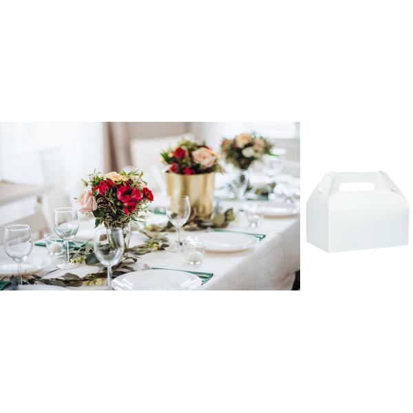 Treat Boxes With Window, Food-Grade Paper Boxes For Food, Gift Boxes Bakery Boxes For Birthday Wedding Party Favors