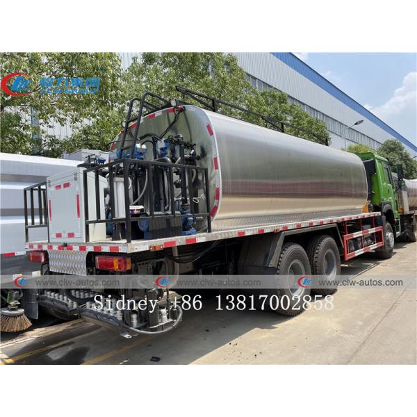 Acier inoxydable Asphalt Paving Truck de HOWO 6x4 Q304-2B