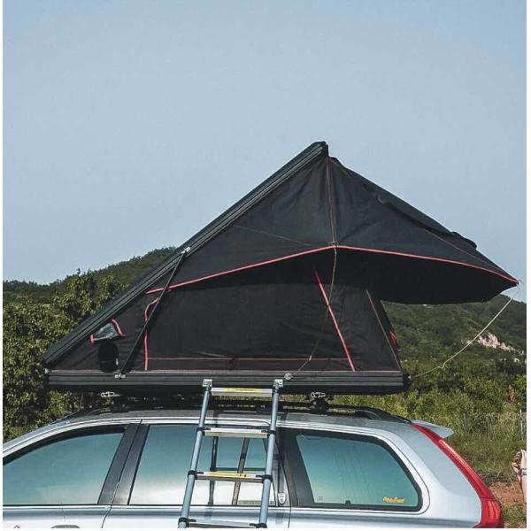Expedition Black Jeep SUV Canvas Car Roof Top Tent For Camping