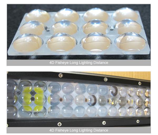 20 Inch 4D Lens Led Offroad Light Bar For Cart 12V 24V 4x4 Off road Truck Suv ATV Boat Tractor SpotLights Driving Work