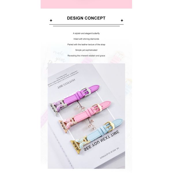 Elegant And Luxurious Butterfly Watch Strap For Women