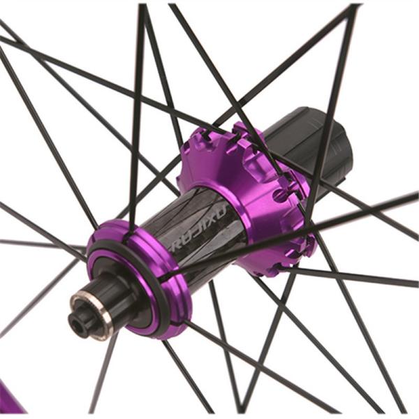 Black Finishing V Brake Wheelset Straight Pull Spokes Road Bike Clincher Wheelset