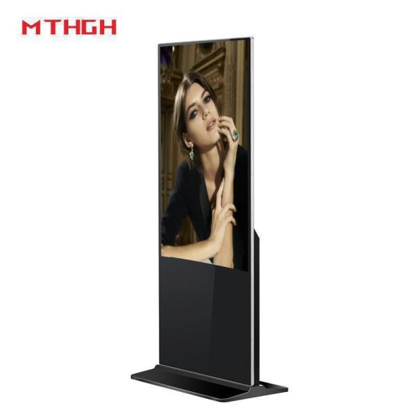 49 Inch Floor Standing Digital Signage with Wi-Fi/Bluetooth/USB Connectivity and 8GB/16GB Storage