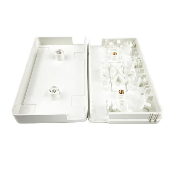 ABS 2-Cores Fibra Óptica de Plástico Faceplate Socket Panel para rede FTTX interior