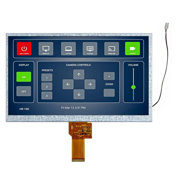 Affichage LCD couleur TFT de 10,1 pouces avec une résolution de 1024 * 600