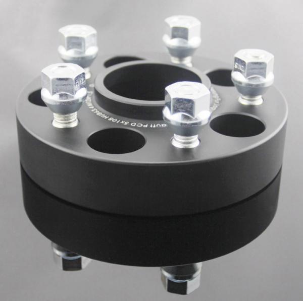 Forged Aluminum Wheel Spacers Anodize Black 5x108 15mm Wheel Spacers