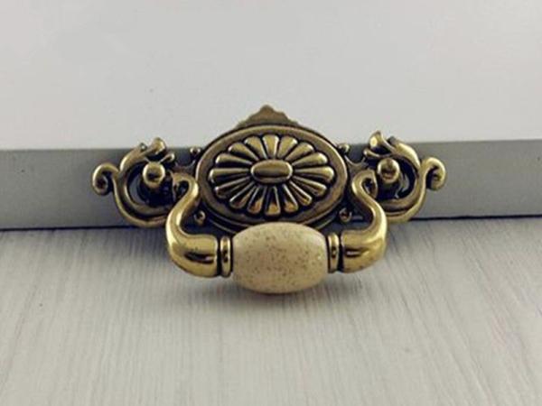 64mm Retro AntiBronze Ceramic Cupboard Pulls Classical Porcelain Dresser knobs