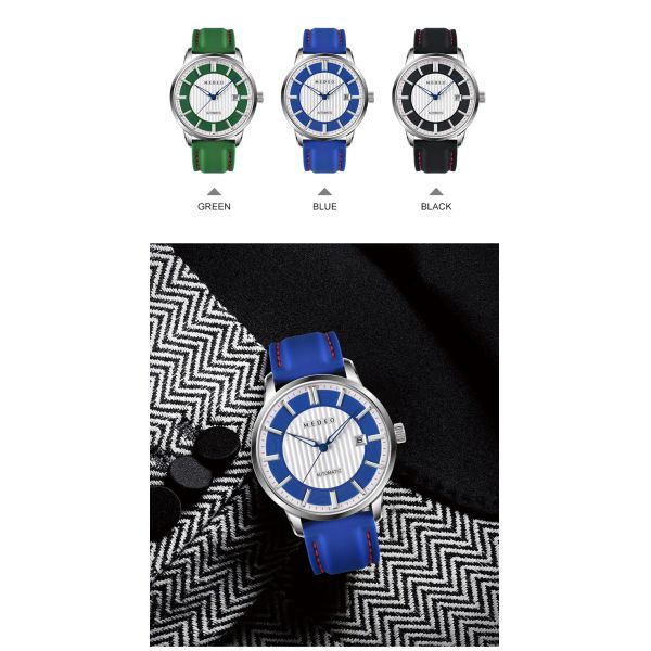 304L Stainless Steel Mechanical Watch with 40.5mm Dial and 5BAR Water Resistance for Men