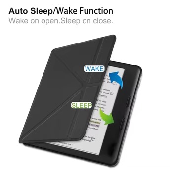 Laudtec Lightweight Folio-Book Slim Protective Cover with Auto Sleep/Wake for Kindle Paperwhite (12th Generation, 2024) 7 Inch