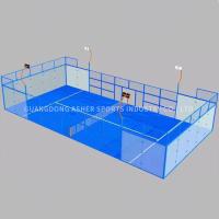 Diodo emissor de luz que ilumina o relvado da corte de Padel, altura da grama do assoalho 12mm da corte de Padel
