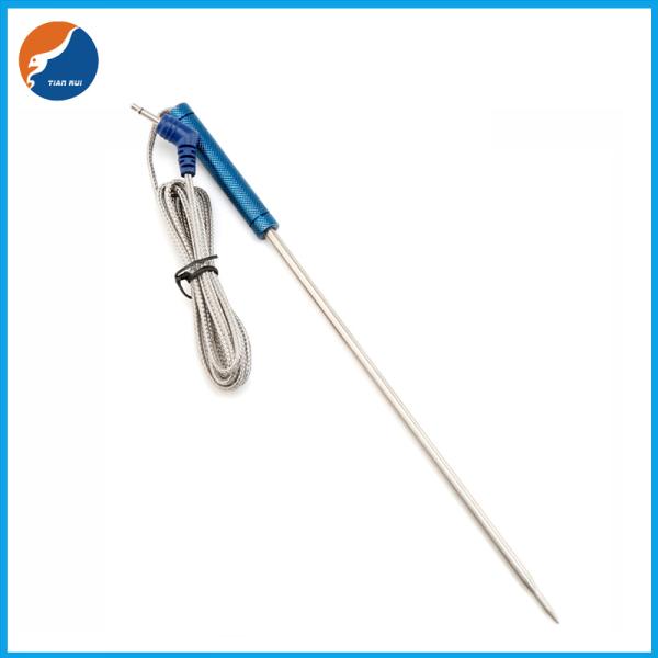 Датчик температуры БАРБЕКЮ зонда качества еды SS304 с алюминиевой ручкой