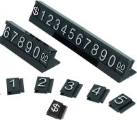 AaL-49-17 S Rótulo de preços digitais Display de preços de varejo Etiquetas Número de balcão ajustável Rótulo de stand