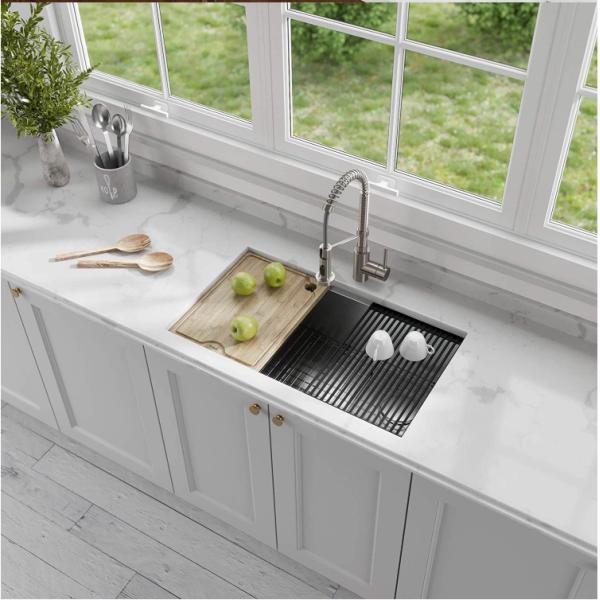 140mm Opening SUS 304 Undermount 1 Bowl Kitchen Sink