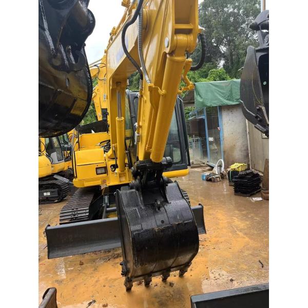 Yellow Komatsu PC70-8 Excavator 20 Tons 48.5 kW Power 3293 Working Hours