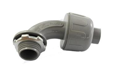 Angle Type Plastic Conduit Fittings Liquid Tight Conduit Connectors 3/8“-4”” Size