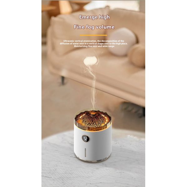 Color Changing Light  Smart Ultrasonic Humidifier USB Powered Essential Oil Diffuser