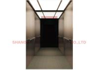 400kg VVVF Residential Elevator Lift With Rose Gold Etched Stainless Steel