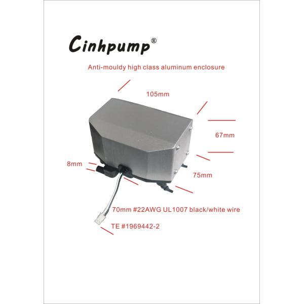 Пневматический насос диафрагмы AC12V 30kpa для аппаратуры терапией массажа