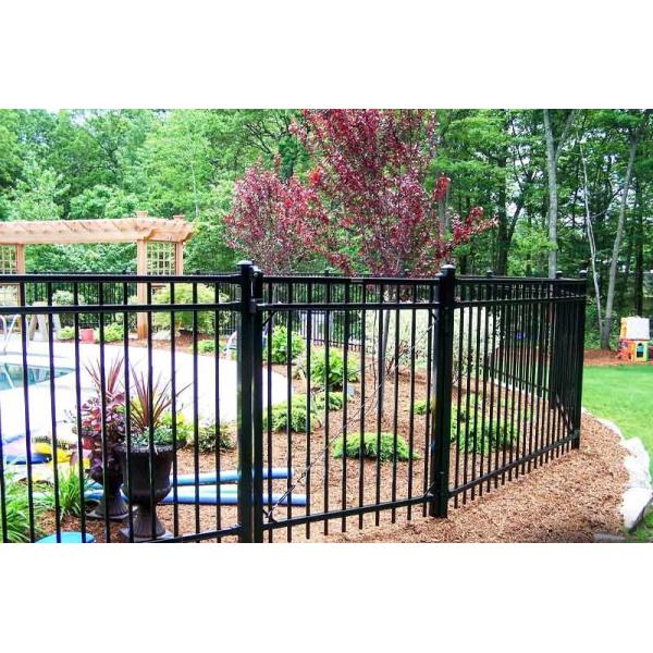 8FT Galvanized Wrought Iron Fence Q235 Steel For Residential