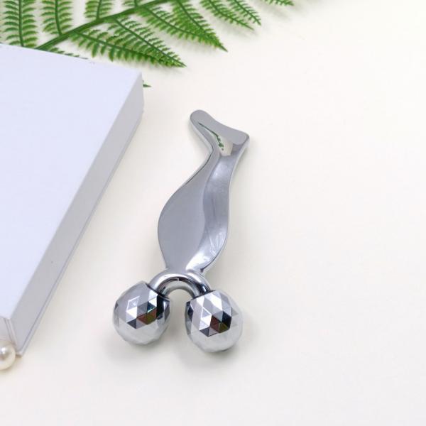 Zinc de aleación de cara y el cuello levantamiento masajista rodillo de la piel de ajuste de rejuvenecimiento herramienta de levantamiento facial