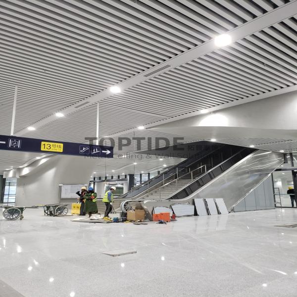 Cheap Metal Aluminium Strip Fire Rated For Building Wall False Ceiling Decoration