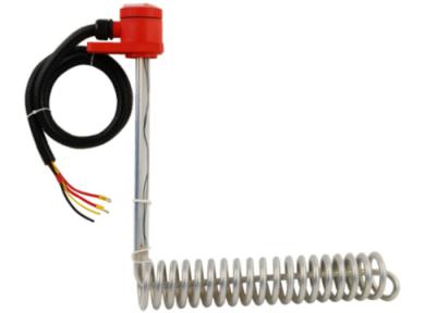 Único certificado tubular espiral do CE de Heater With de uma imersão de 1000 watts