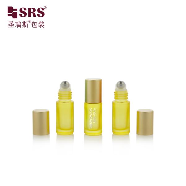 BLPM-5ML SRS Wholesale Clear Transparent Mold Thick Wall Hard Glass Roll On Bottle For Essential Oil No Leakage