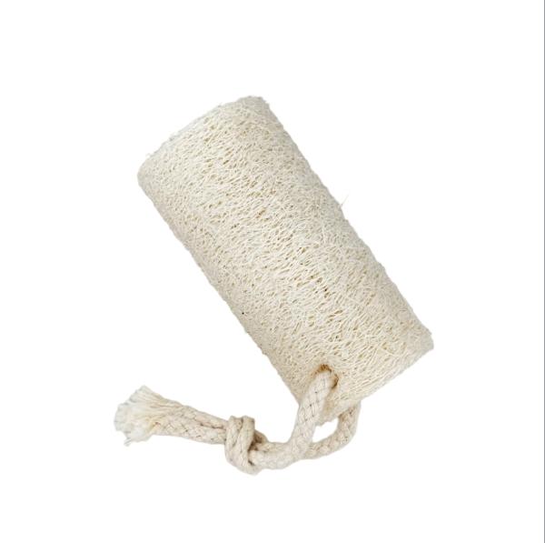 Natural Loofah Dish Sponge 10cm Eco-Friendly Kitchen Scrubber