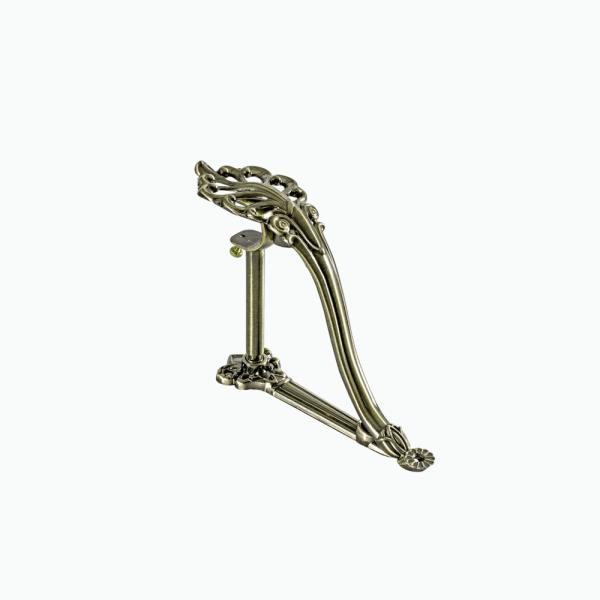 28MM Anti Brass Double Curtain Rod Brackets Curtain Rod Accessories Aluminum Alloy Material