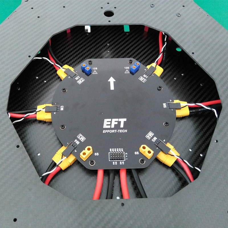 EFT 480A 12S Large Current Power Distribution Board PDB For Six-axis DIY Drone Agricultural