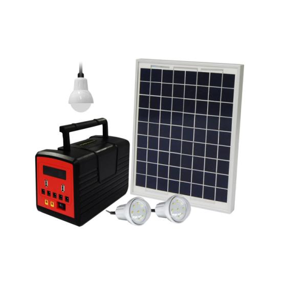 20W 16V Solar Energy Fan 16'' Solar Home Lighting System With Fan