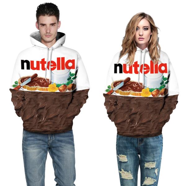 80%  polyester  Food Thin 3d Sweatshirts woman/man clothes Hoodies sweatshirts any color