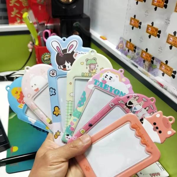 Custom Design Cute Korea Fashion Pc Holder Pvc Card Cover Photo Case OEM/ODM Accepted