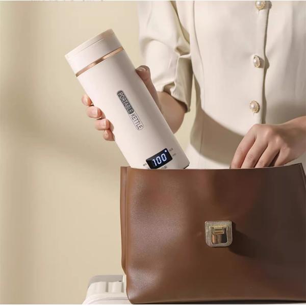 Portable Intelligent Electrical Thermal Insulation Travel Water Cup Thermal Mug