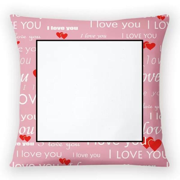 I Love You Pillow Cases sublimation pillow for Valentine's Gift