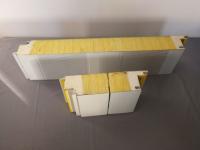 Plutônio isolado à prova de fogo Rockwool do painel de sanduíche de PUF 25mm