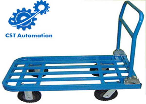 Heavy Duty Folding Platform Trolley 300kg Blue Color Large Loading Capacity