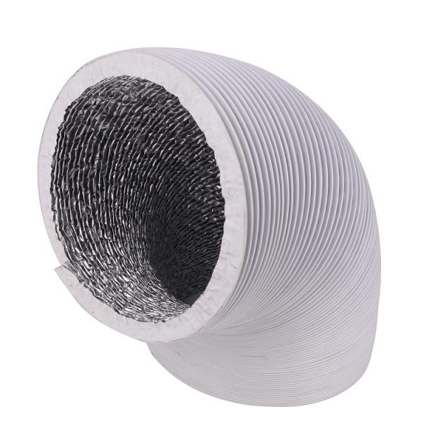 Tubo de admissão de ar frio de ducto flexível para sistema HVAC