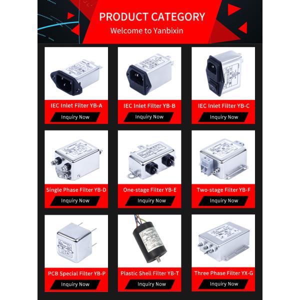10A Быстро-на терминальном фильтре EMI одиночной фазы фильтра выхода для оборудования фитнеса